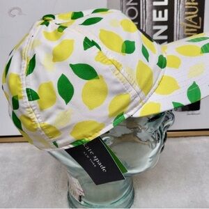 Kate Spade Yellow and Green Hat